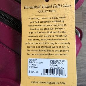 Tooled leather purse